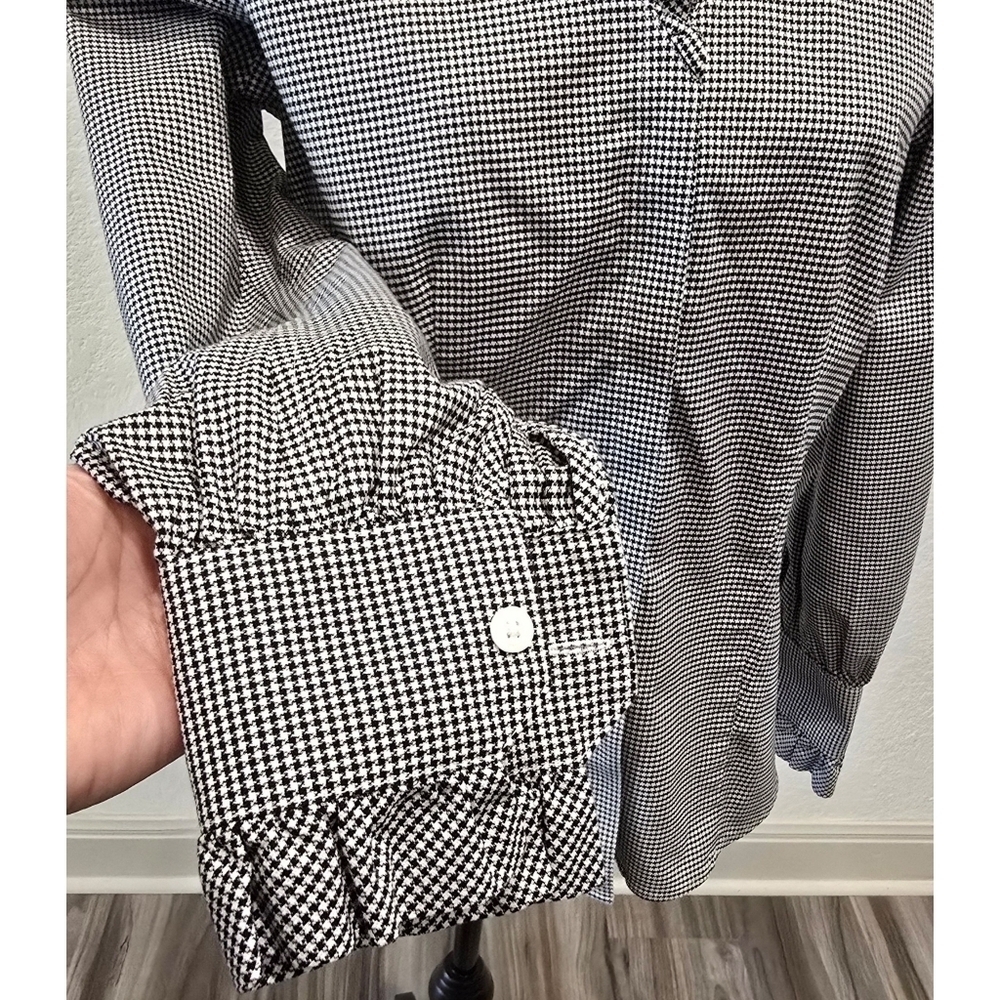 Brooks Brothers Women’s 6 Ruffle-Collar Stretch Supima Cotton Shirt Size 10 - Picture 2 of 9